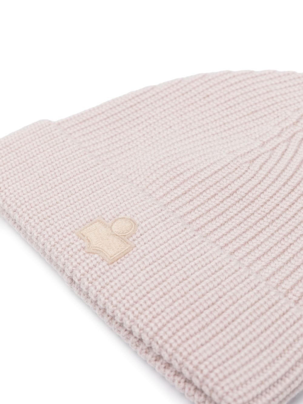 logo-appliquÃ© ribbed-knit beanie - 2