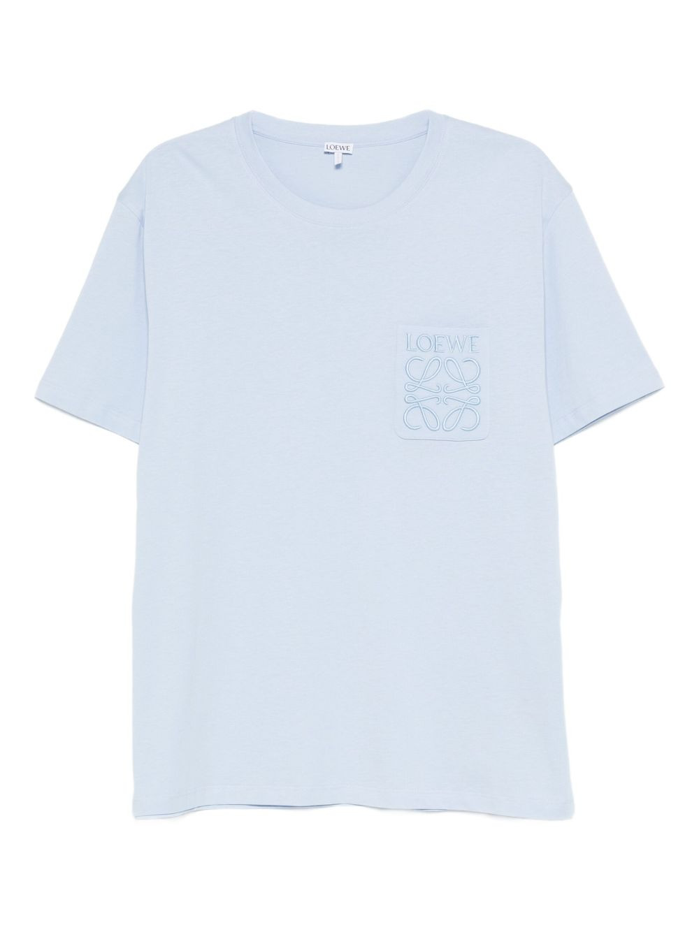 Anagram-embroidered T-shirt - 1