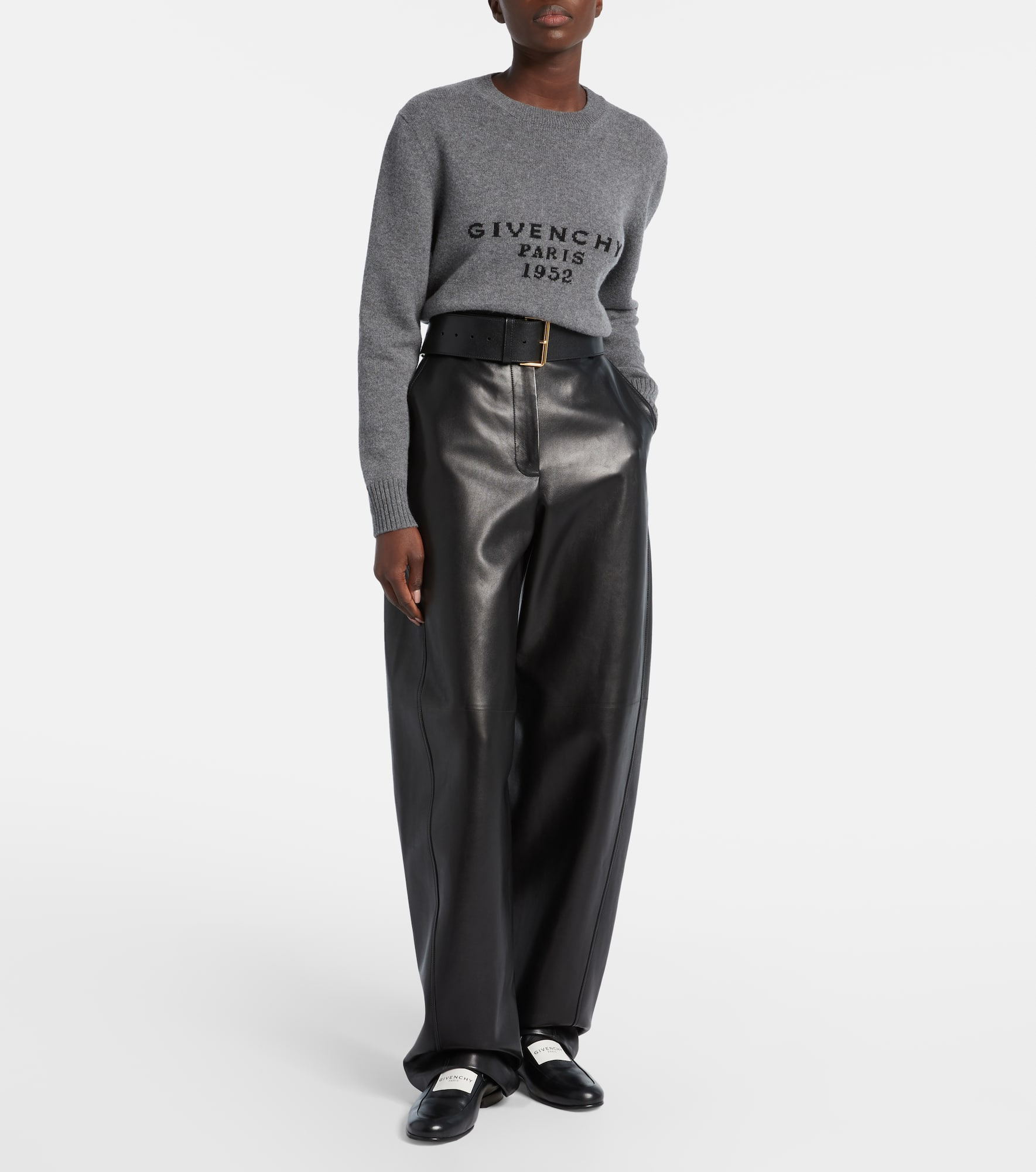 Logo wool and cashmere sweater - 2