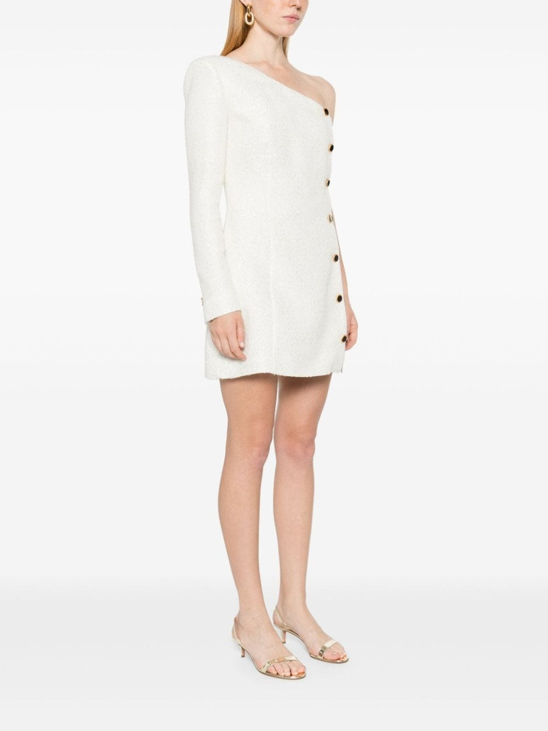 sequined one-sleeve mini dress 3