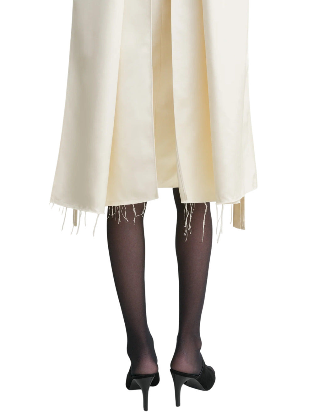 Toteme Women Cocoon Scarf Dress Ecru - 4