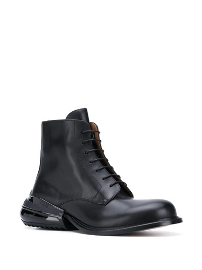 Maison Margiela lace-up leather boots outlook