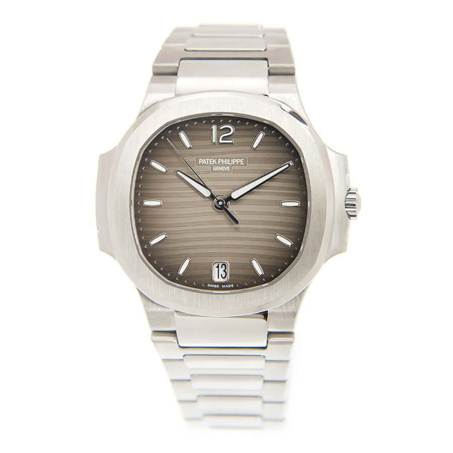 Pre-owned Pre-owned Patek Philippe Nautilus Grey Dial Ladies Watch 7118/1A-011 - 3