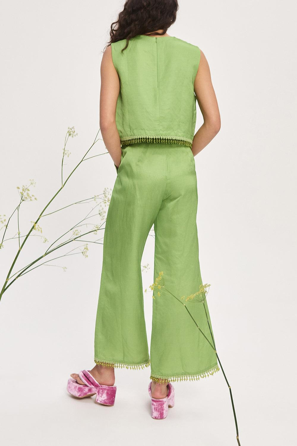 Luisa Embroidered Pant - 6