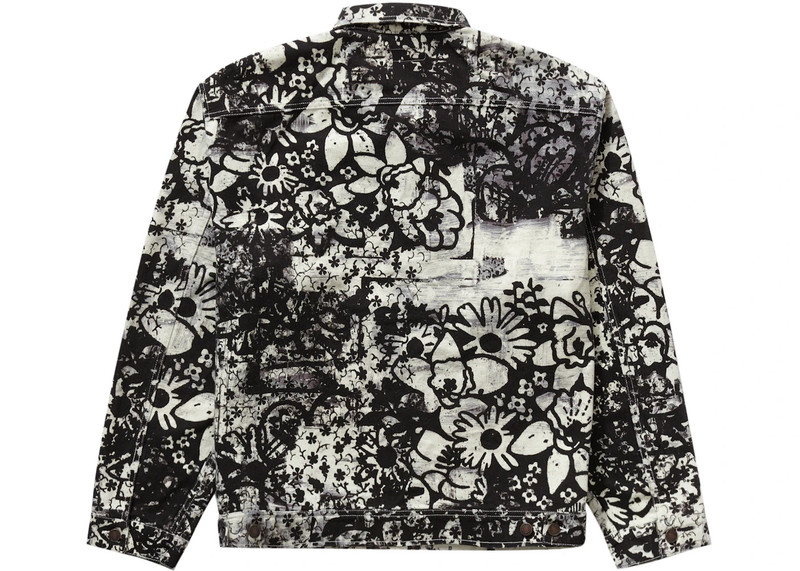 Supreme Supreme Christopher Wool Denim Work Jacket Black outlook