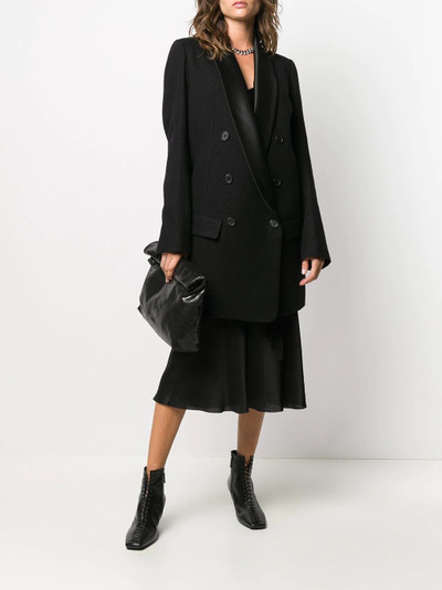 Ann Demeulemeester tailored double breasted coat   outlook