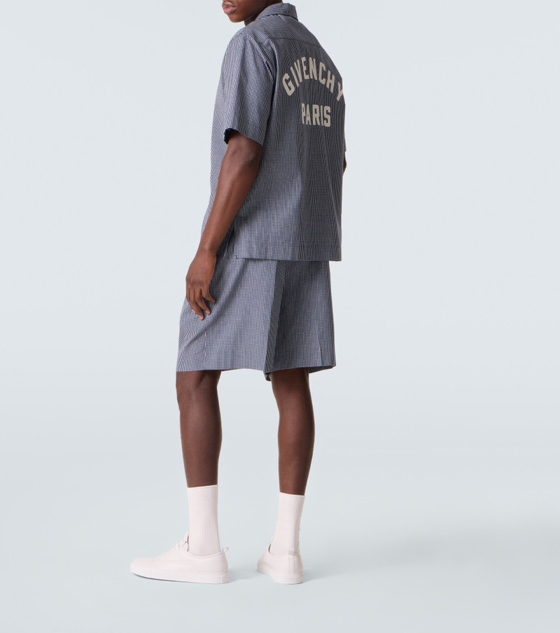 Givenchy Checked cotton bowling shirt outlook
