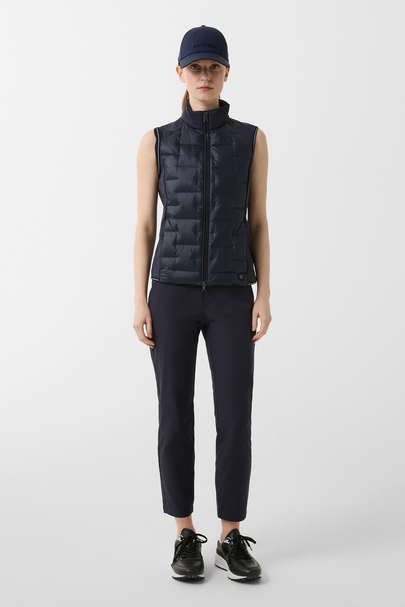 BOGNER Lorina lightweight down vest in Navy blue outlook