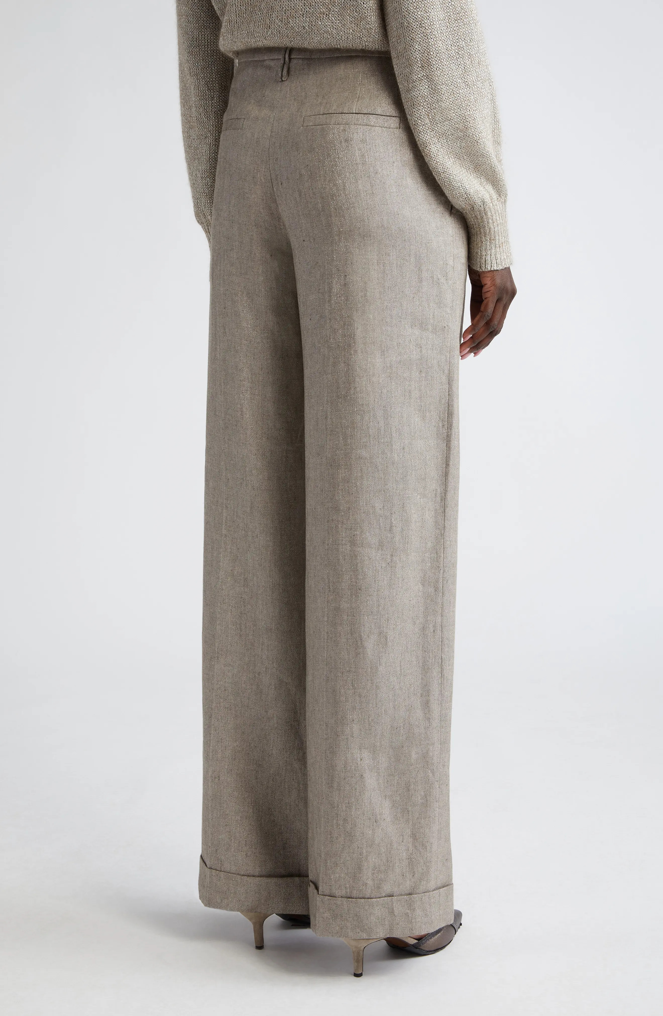 Sparkling Linen Blend Pants - 3