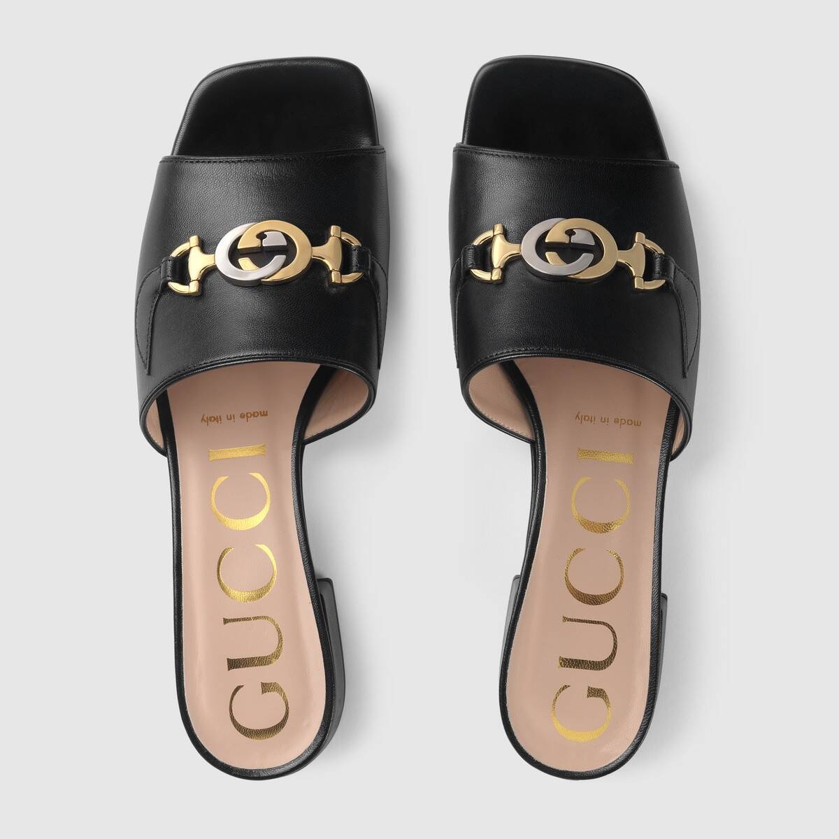 Gucci Zumi leather slide sandal - 3