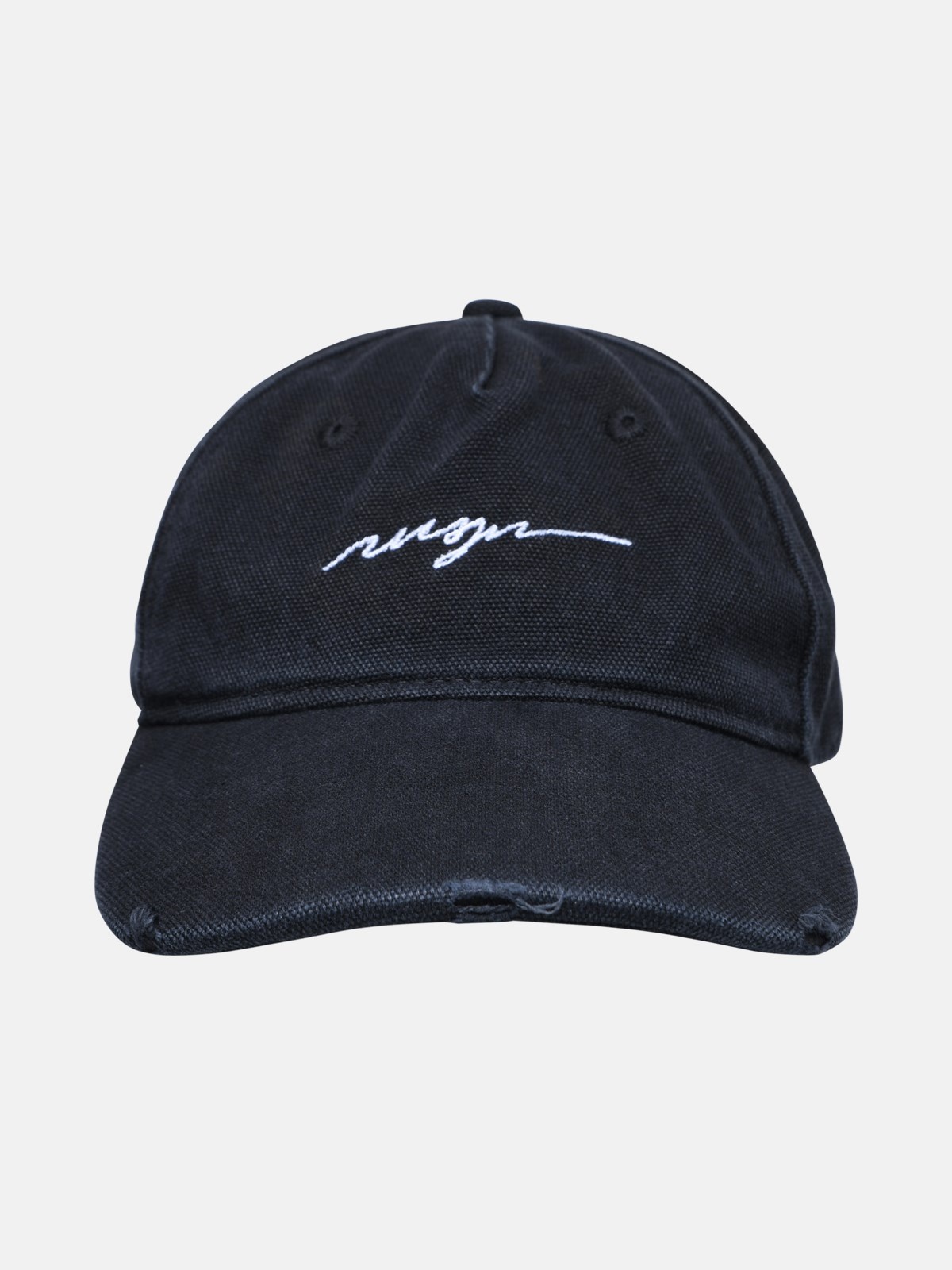 MSGM｜CAPS (3641MDL05 247267 99) MSGM BLACK COTTON HAT | lungolivigno | REVERSIBLE