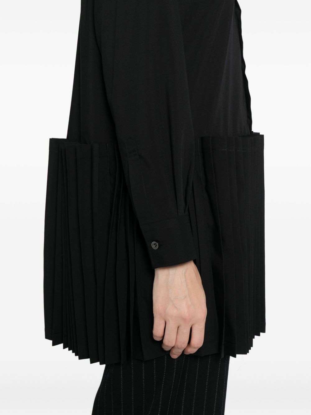 pleated shirt dress - 5