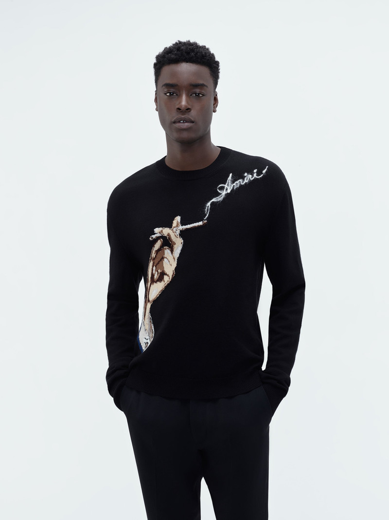 AMIRI AMIRI SMOKE CREWNECK outlook