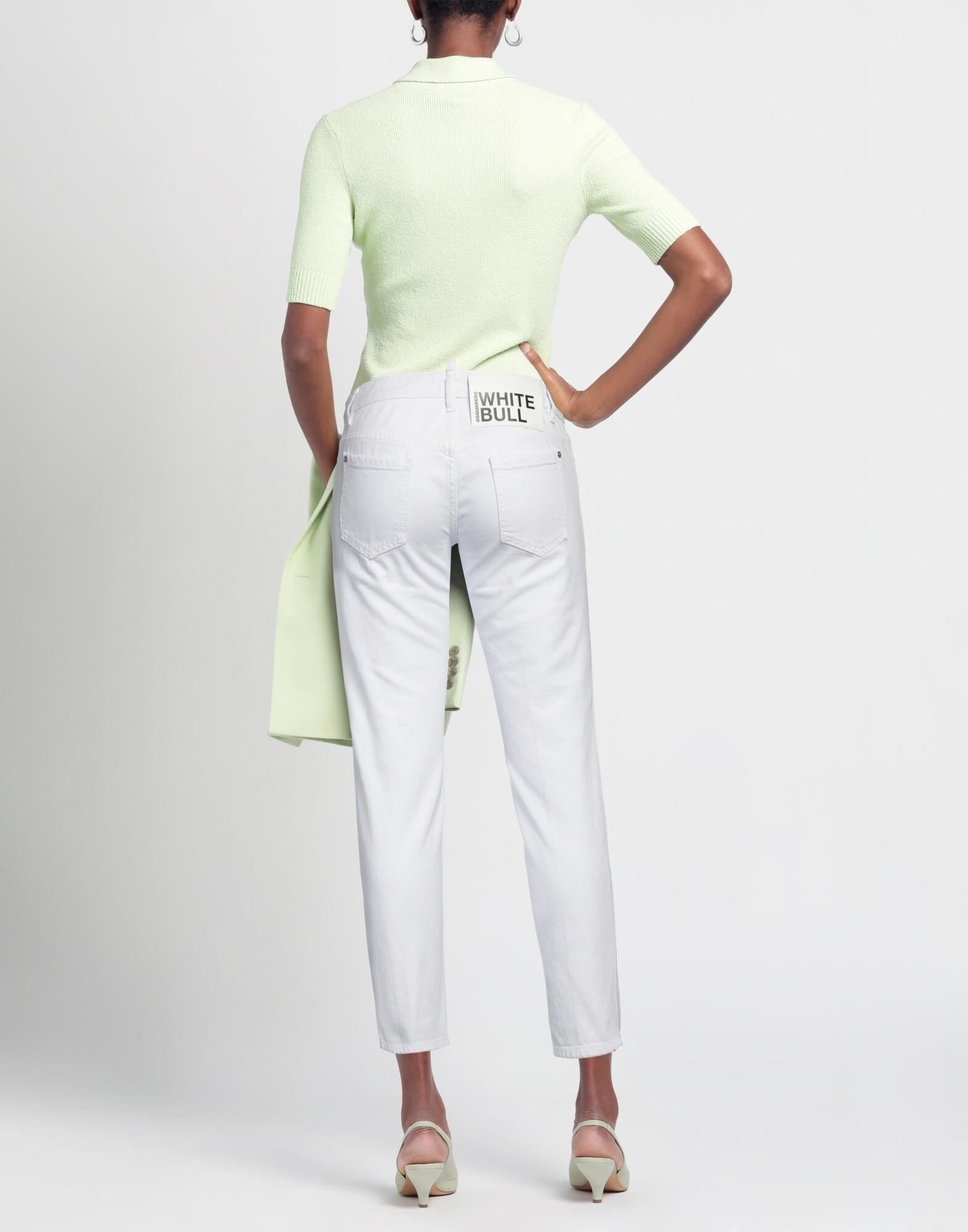 White Women's Denim Pants - 3