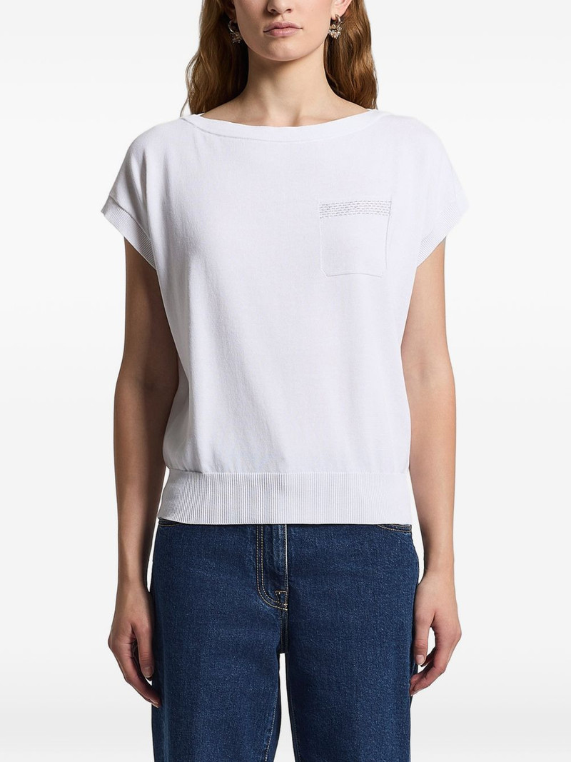 pocket knitted T-shirt 1