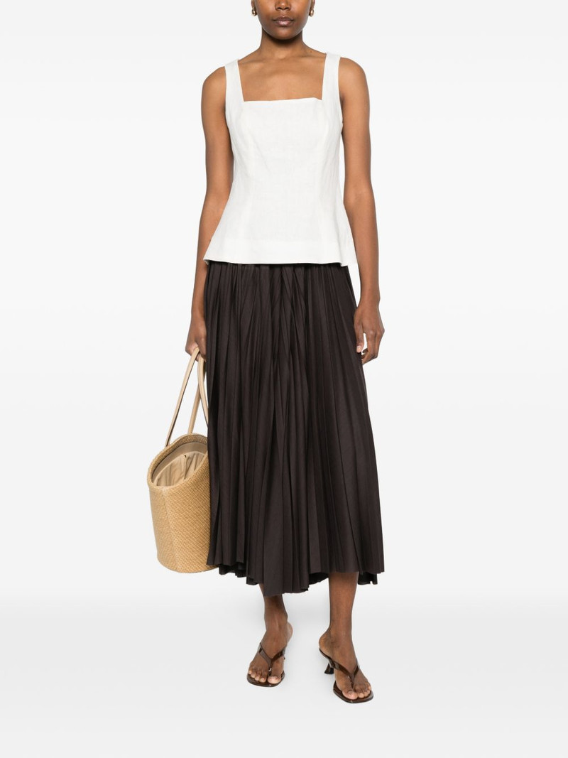 DUŠAN pleated cropped trousers outlook