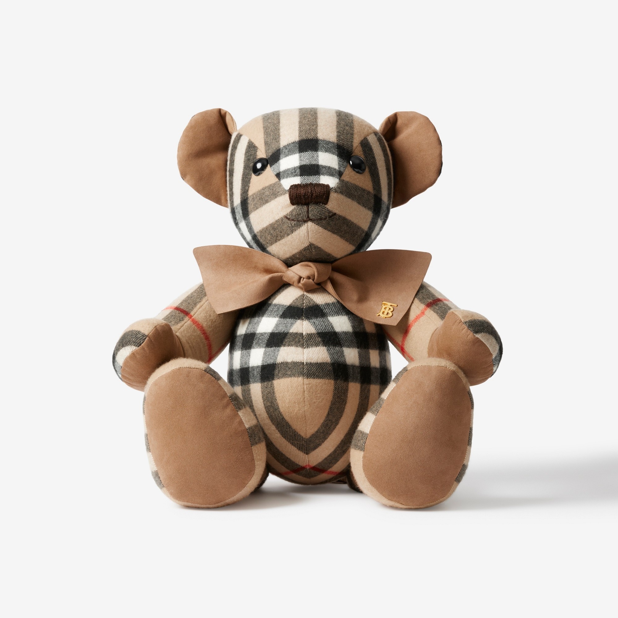 Check Cashmere Thomas Bear - 1