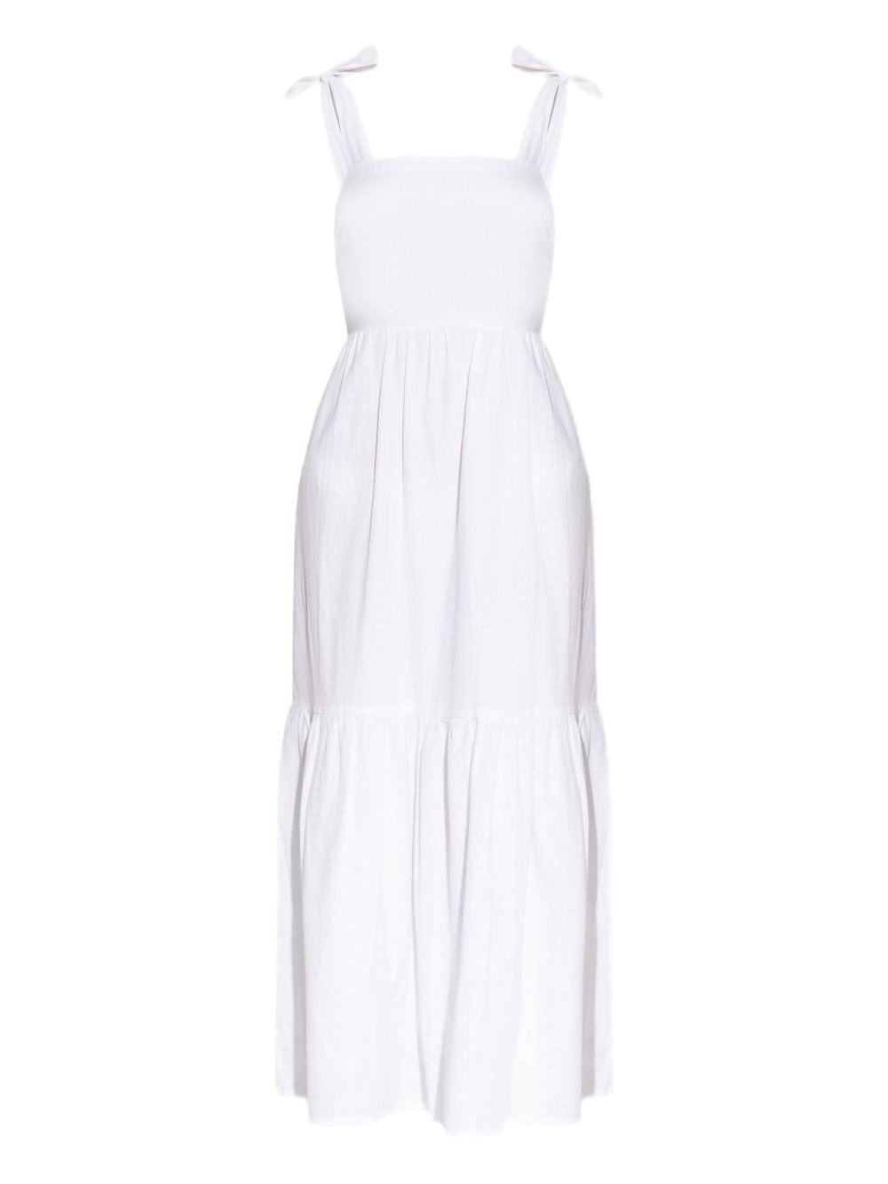 poplin midi dress - 1