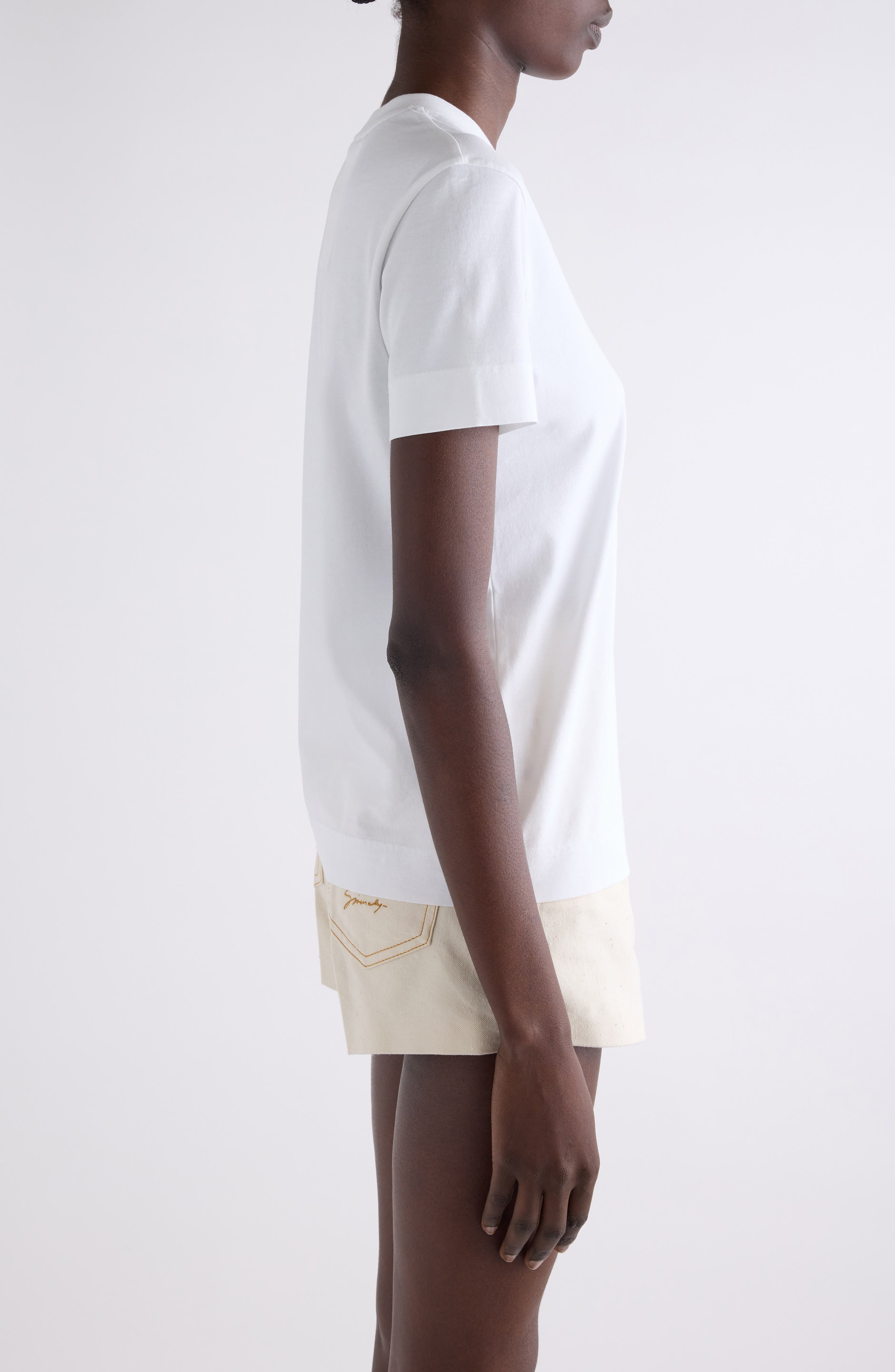 Givenchy Slim Fit 4G Logo Graphic T-Shirt in White at Nordstrom - 4