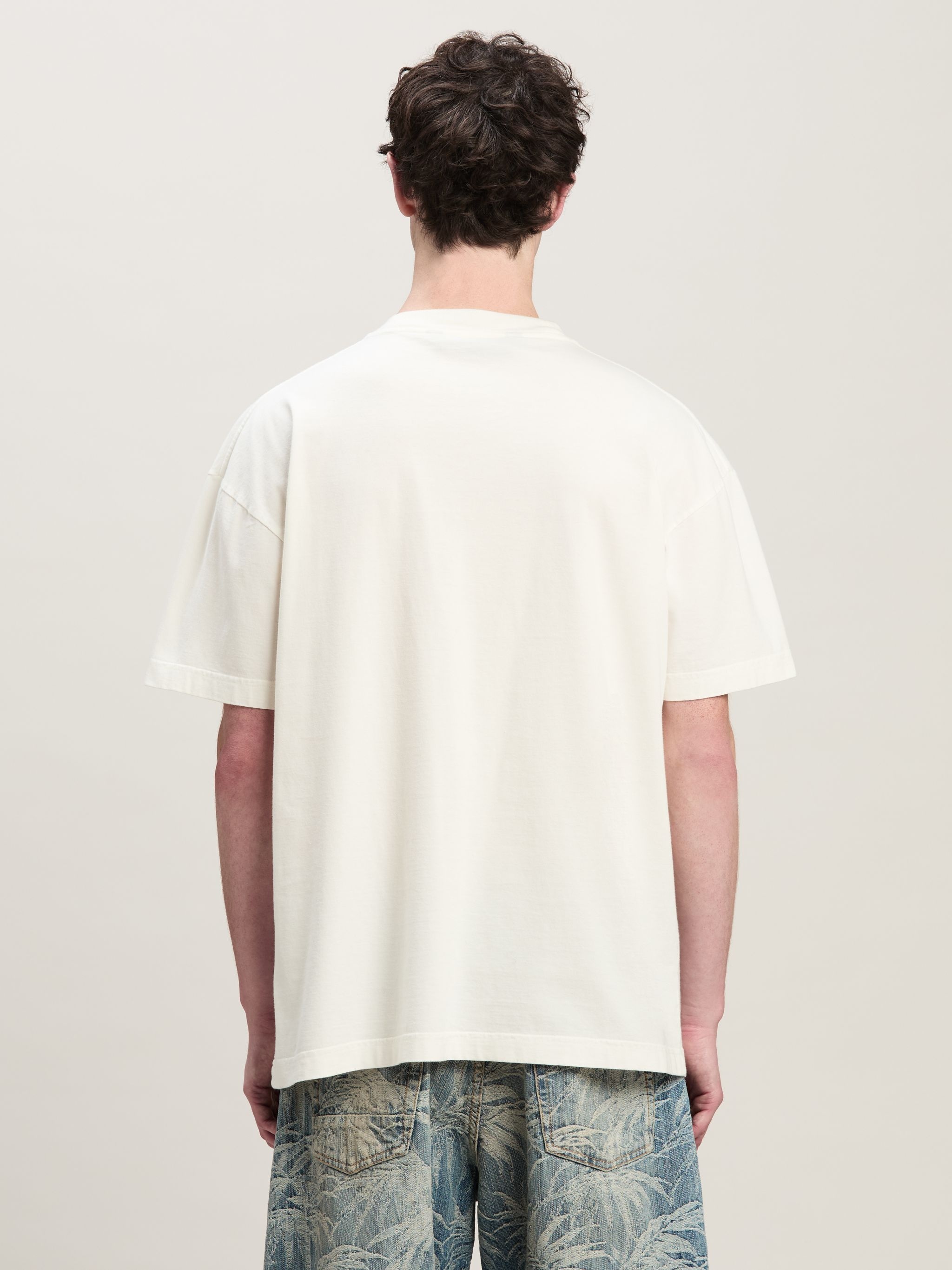 Neck logo T-shirt white - 5