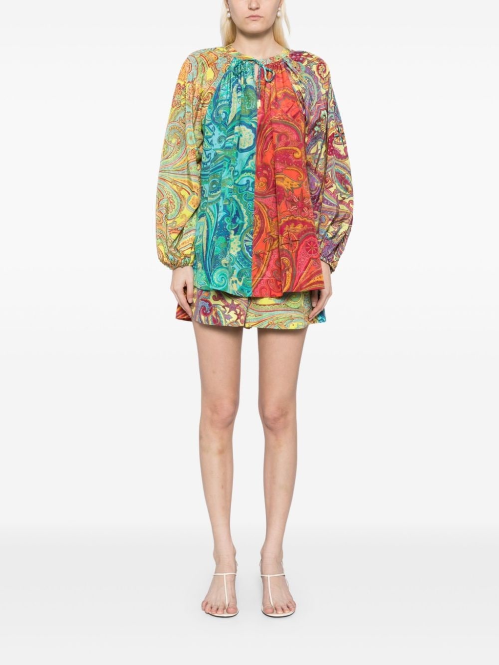Ceto Spliced blouse - 2
