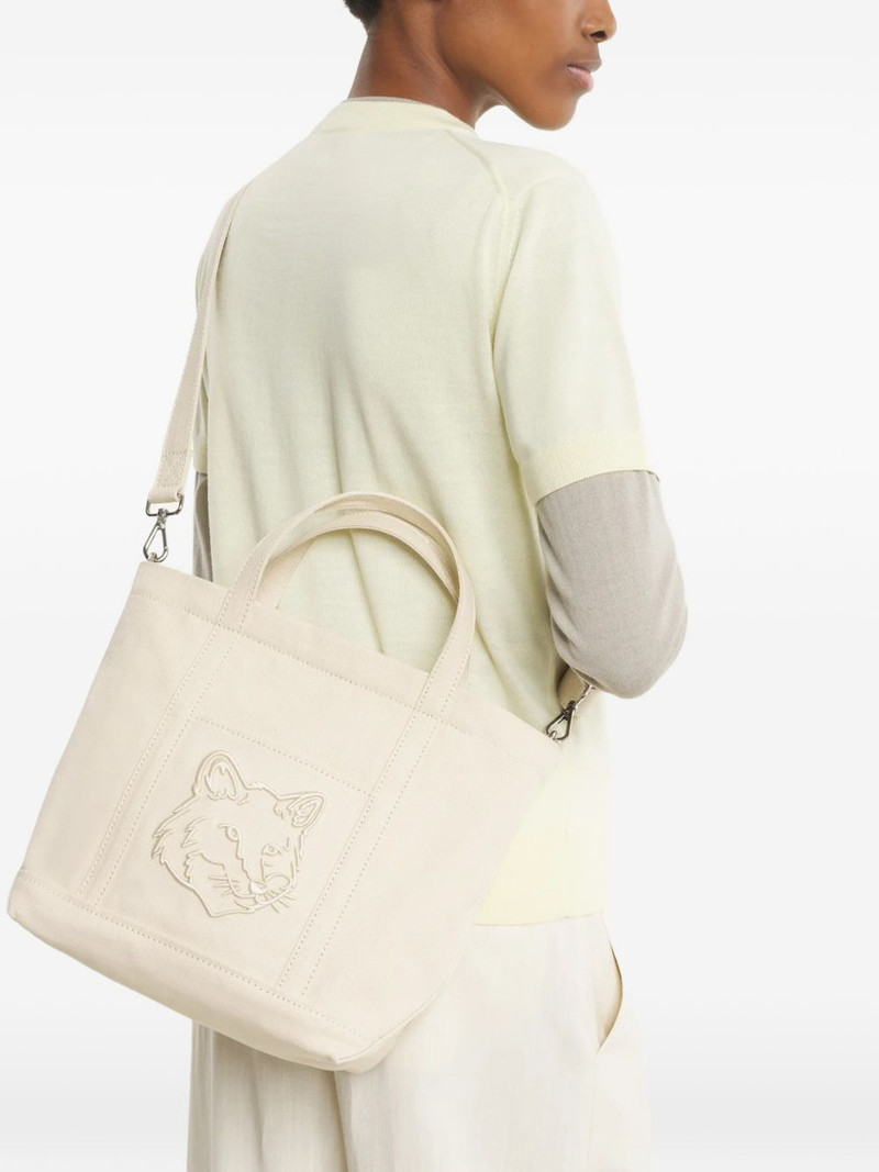 Maison Kitsuné Fox Head small tote bag outlook