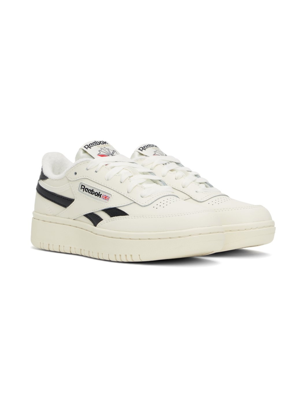 Off-White & Black Club C Double Revenge Sneakers - 4