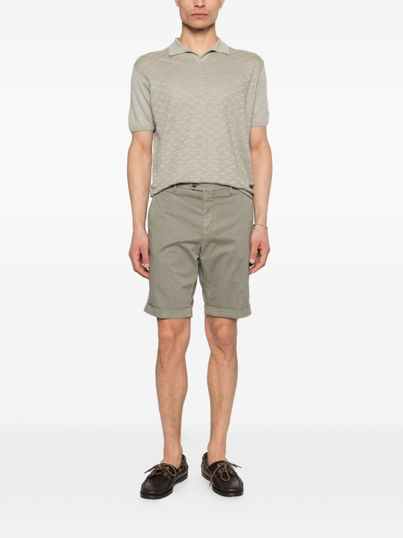 CORNELIANI knitted polo shirt outlook