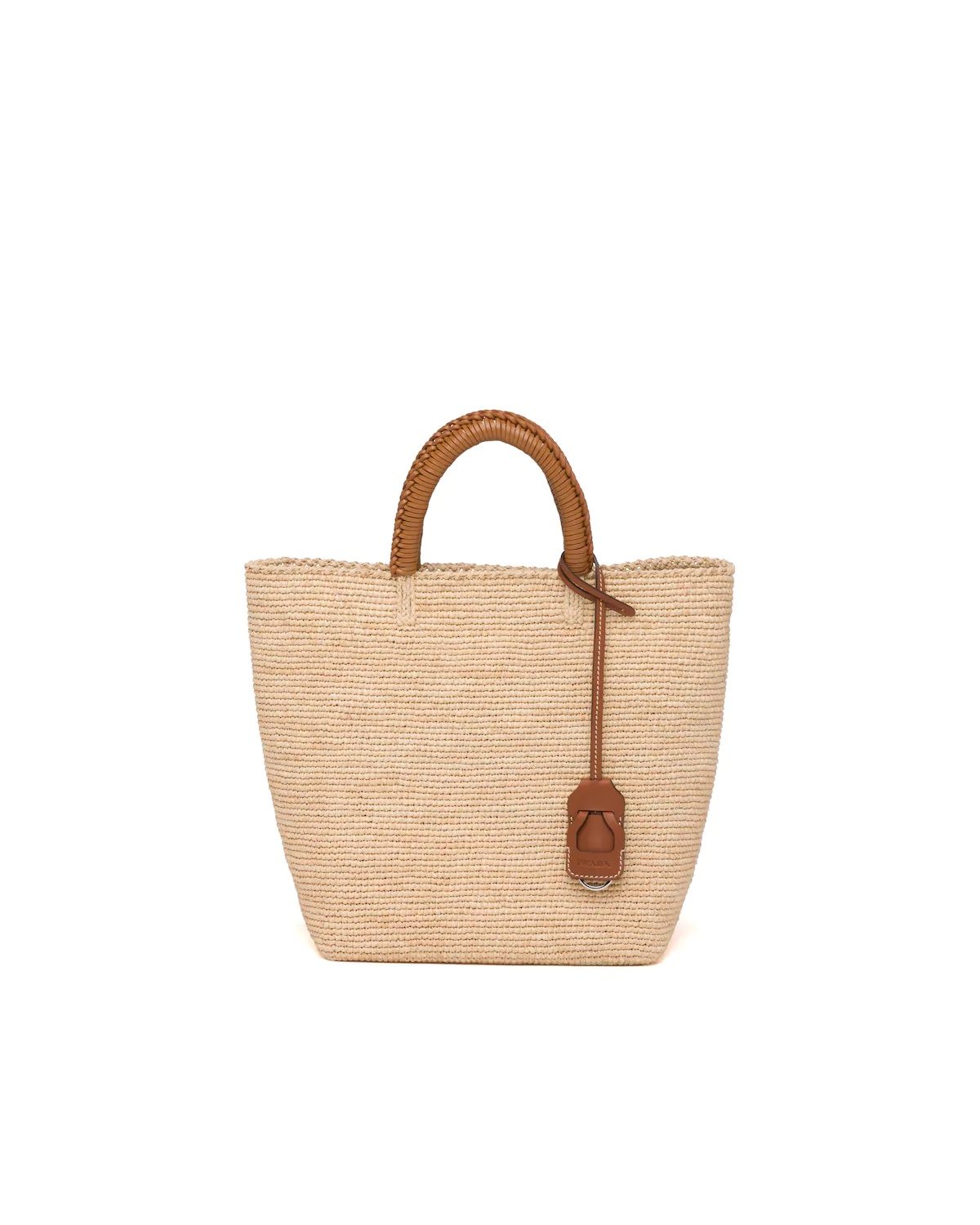 Raffia and Leather Tote - 4