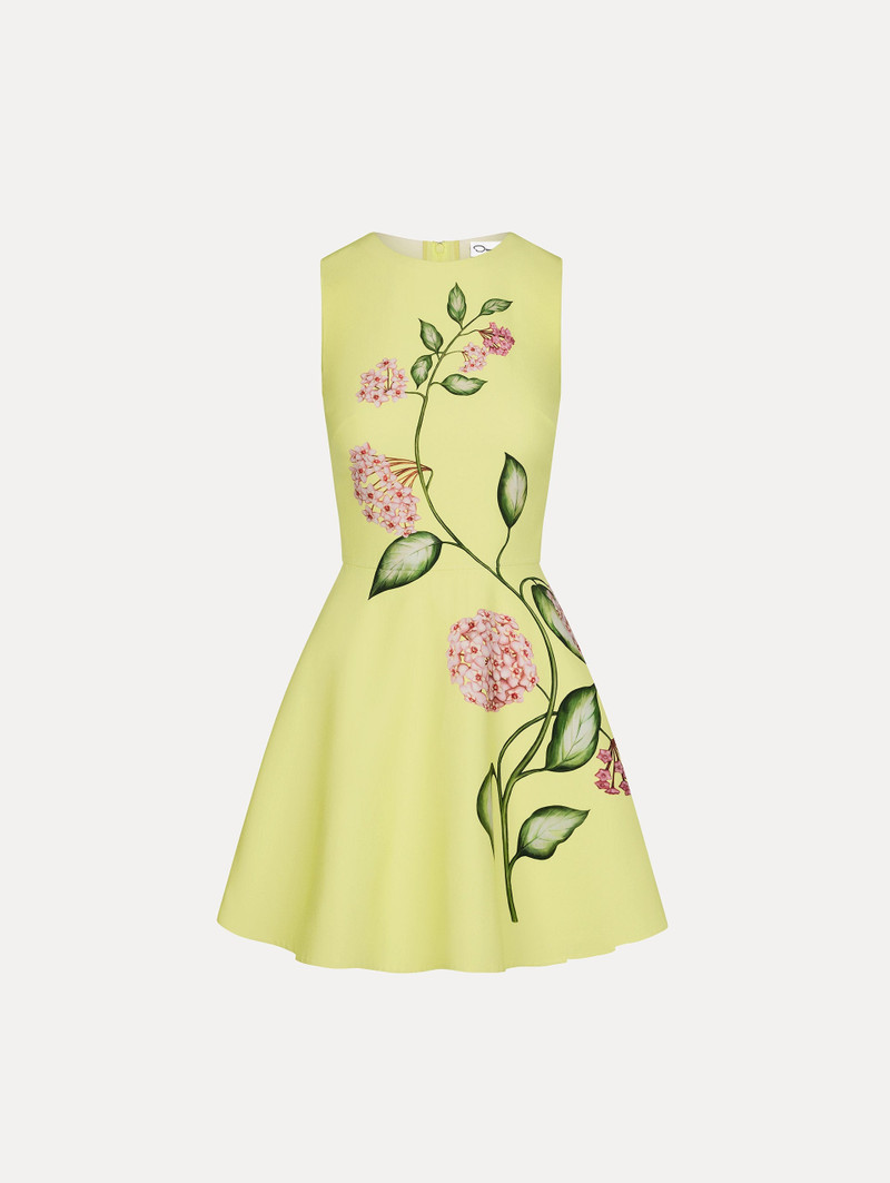 PORCELAIN FLOWER MINI DRESS 1