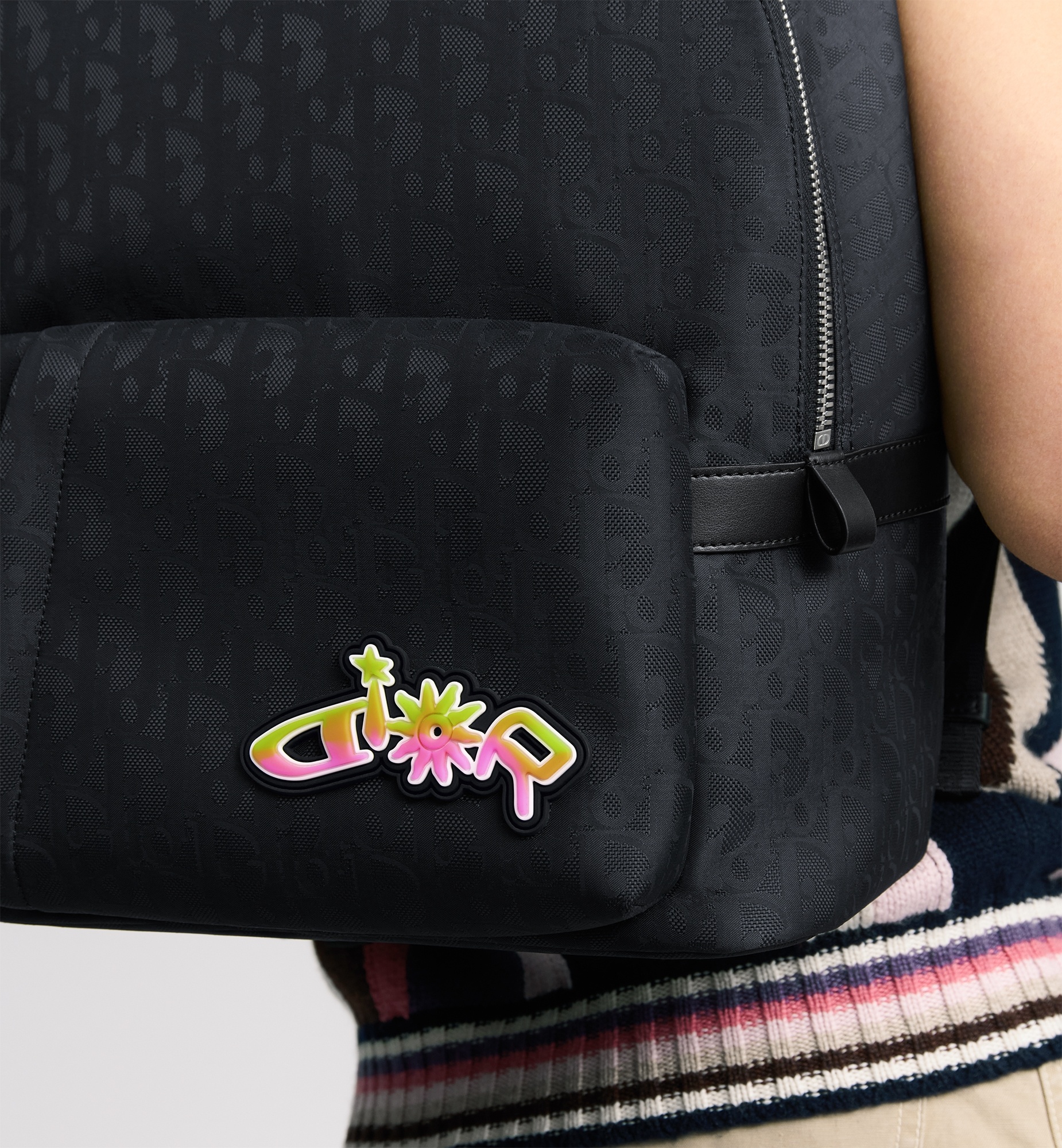 DIOR AND LEWIS HAMILTON Zipped Backpack - 4