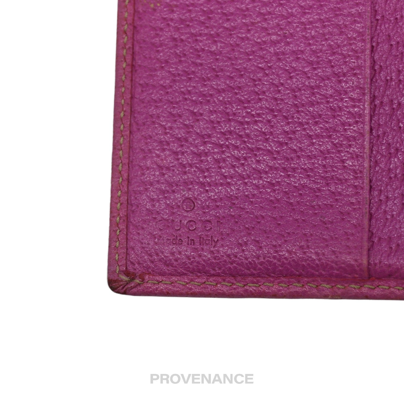 Gucci GG Canvas Long Wallet - Fuchsia - 9