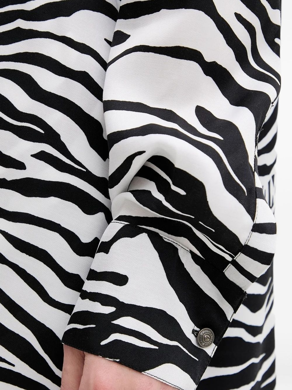 zebra-print shirt - 3