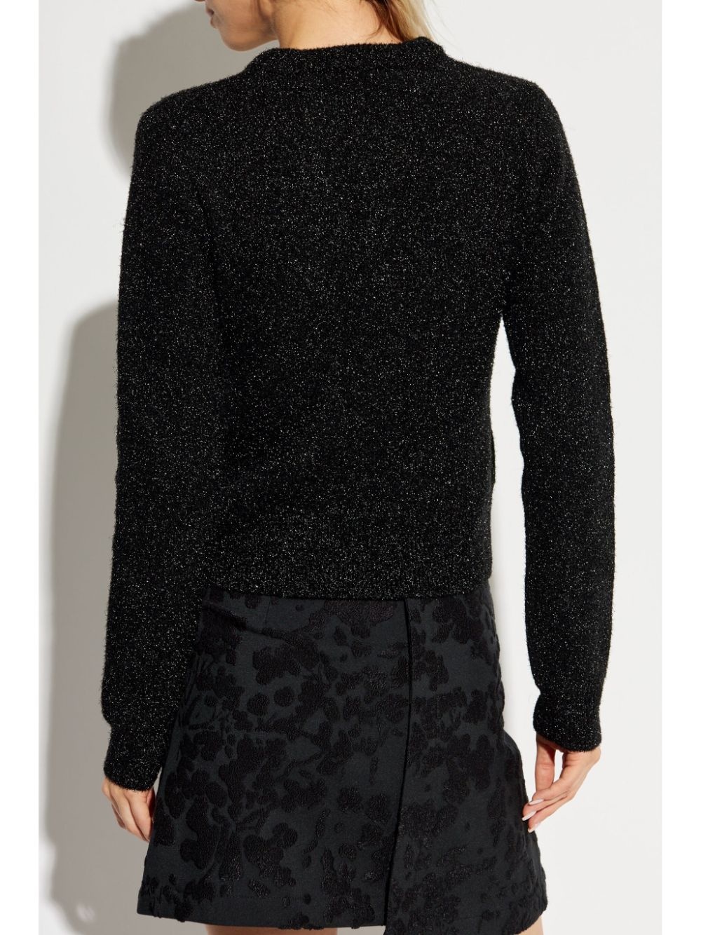 lamé cardigan - 4