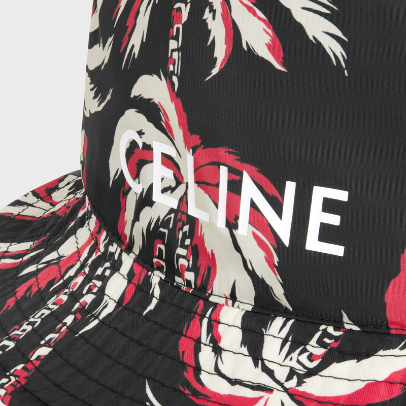 Celine palm tree bucket hat in nylon 3