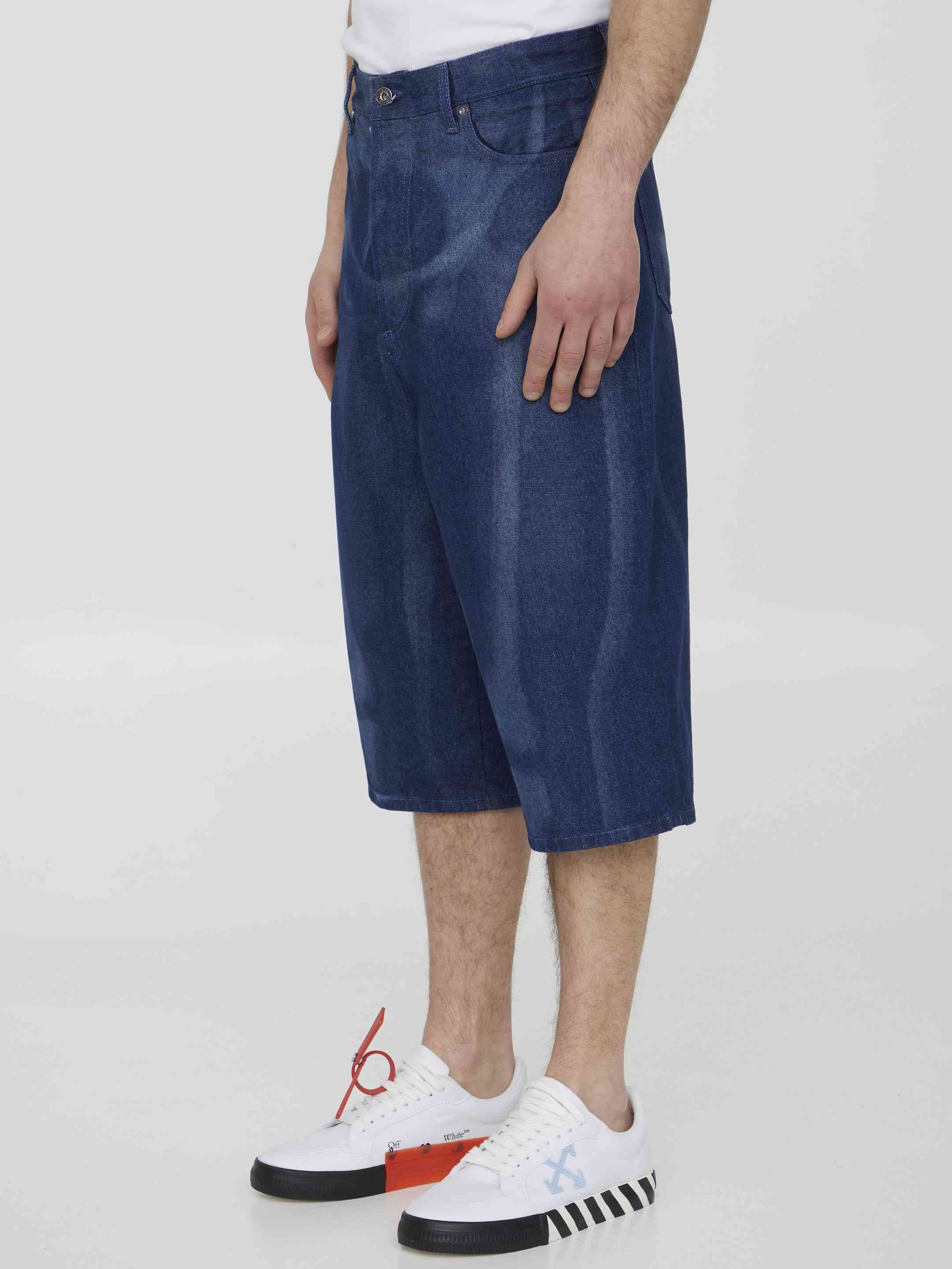 Off White Men Body Scan Bermuda Shorts - 2