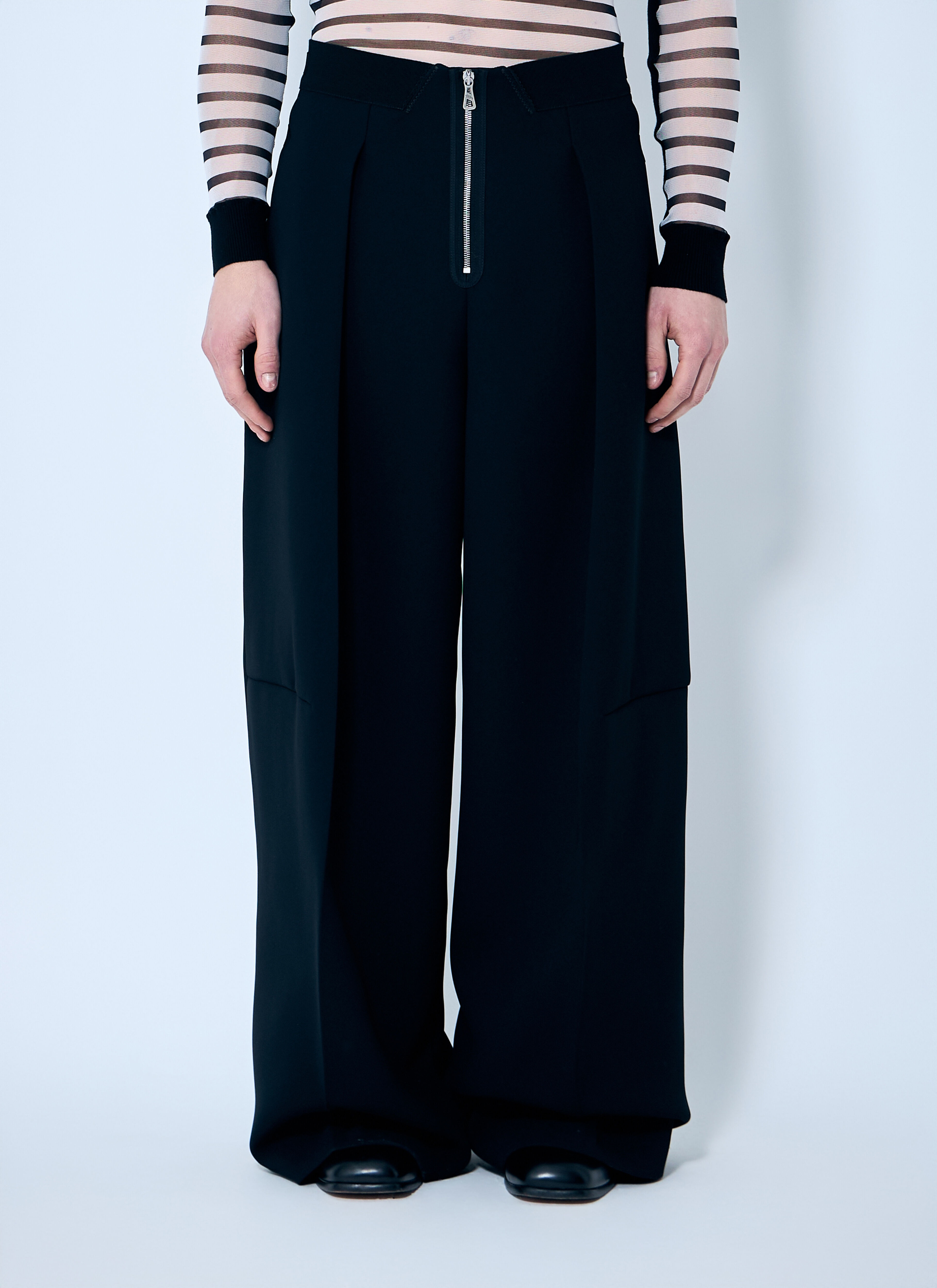 Crepe Bonded Pants - 1