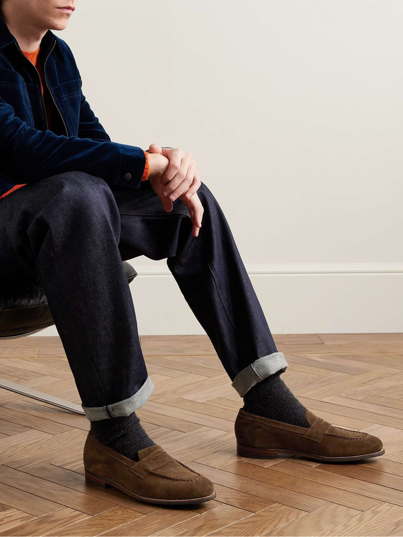 Grenson Lloyd Suede Loafers outlook