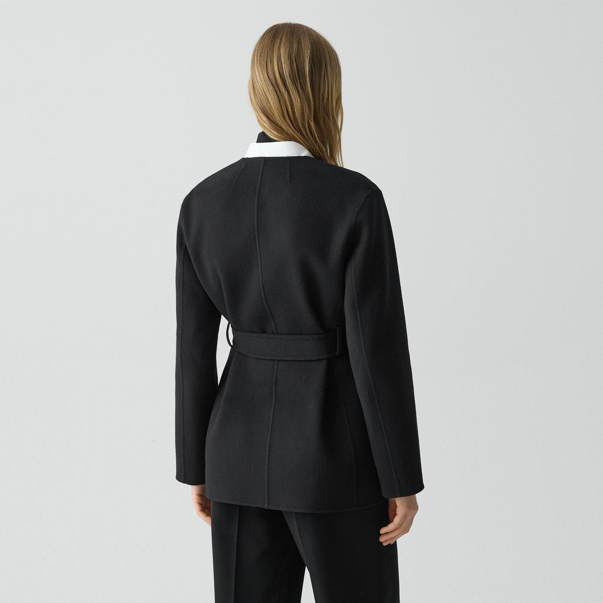 Cardigan Jacket in Double-Face Wool-Cashmere - 4
