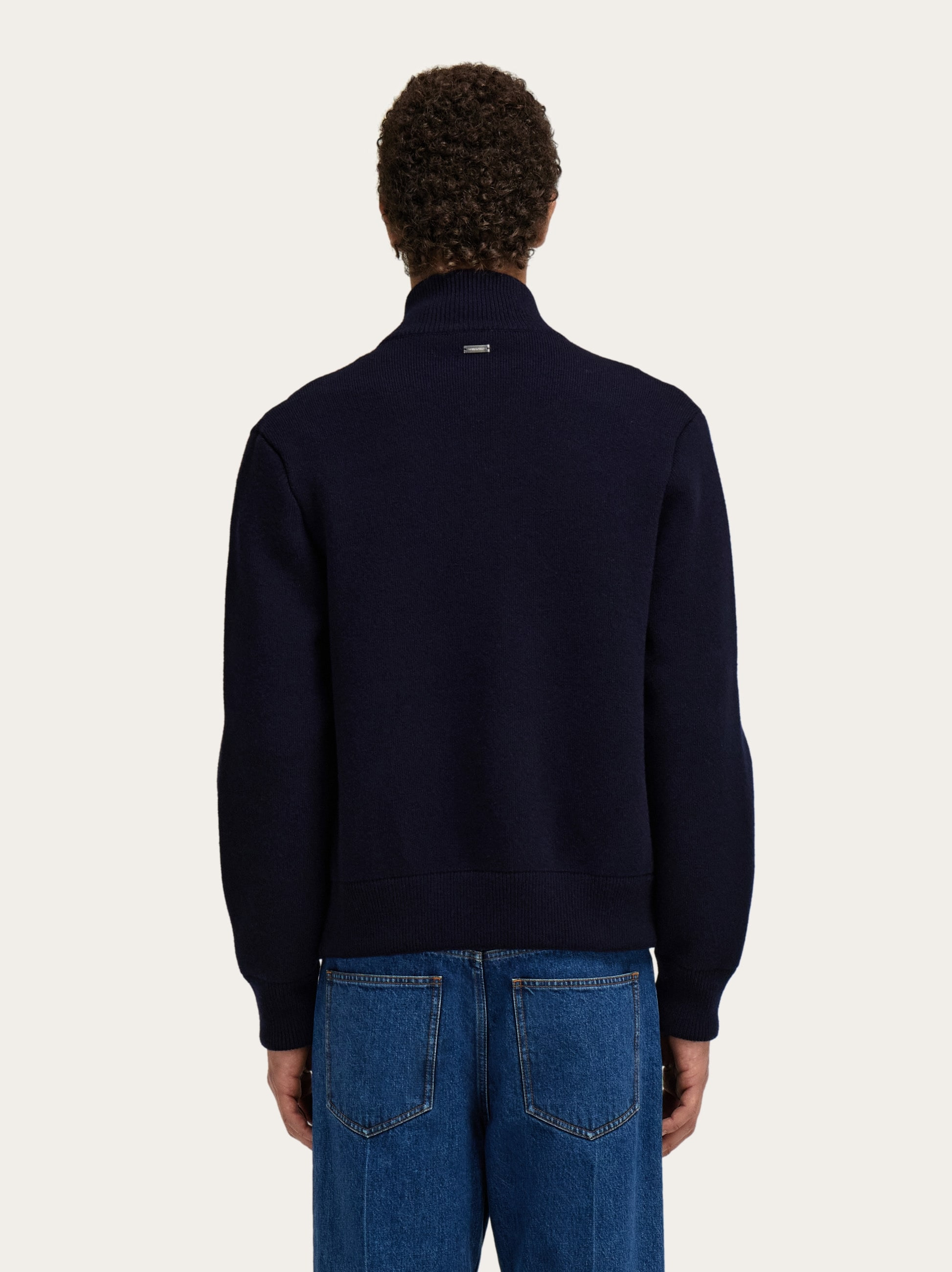Knitted bomber jacket - 3