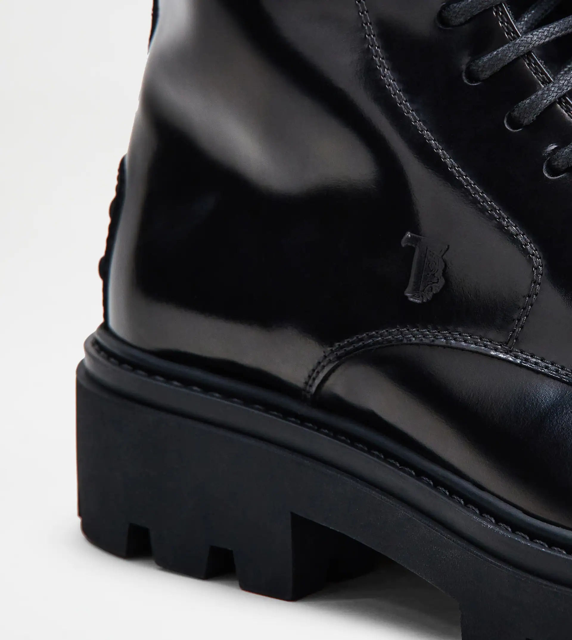 BOOTS IN LEATHER - BLACK - 5