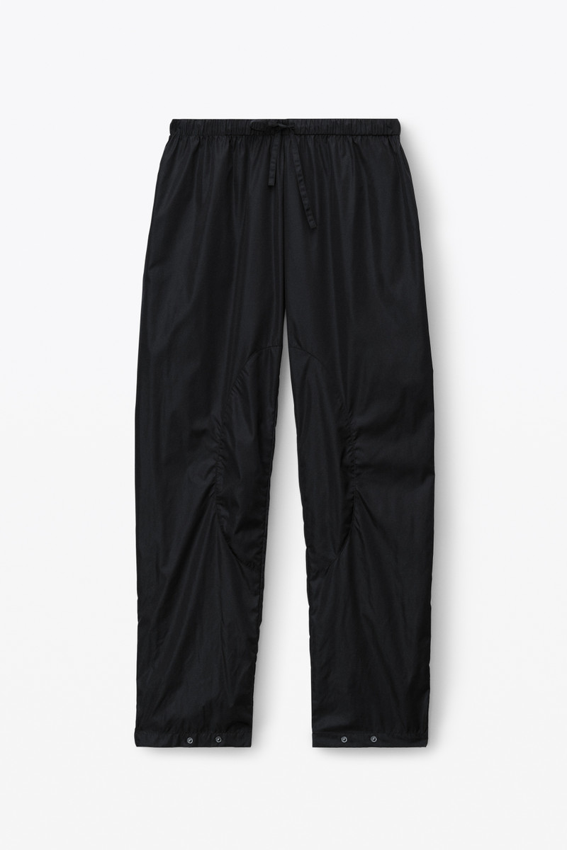 articulated track pant in crisp nylon 1
