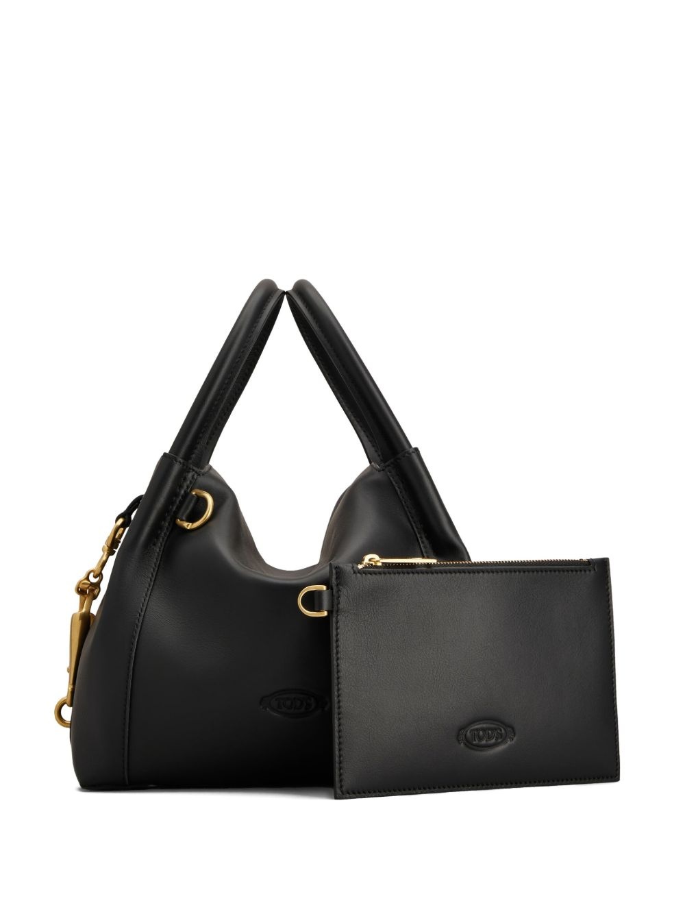 logo-stamp leather tote bag - 1