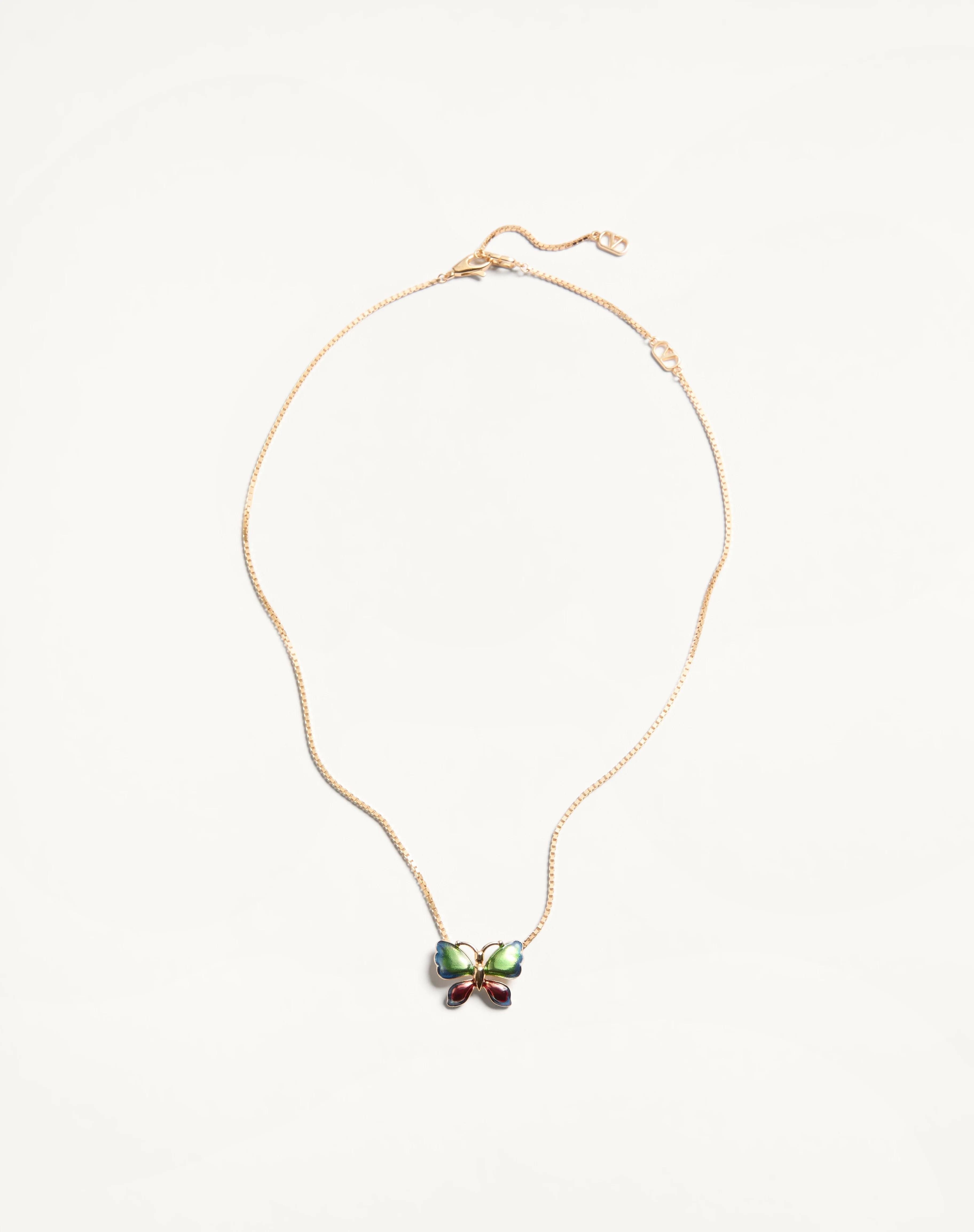 VOULOIRVOLER NECKLACE IN METAL AND ENAMEL - 1