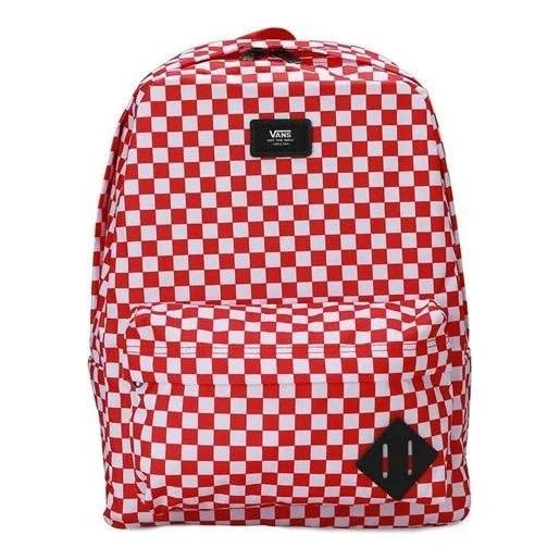 Vans Old Skool Checkerboard Backpack 'Red White' VN0A3I6RRND - 1