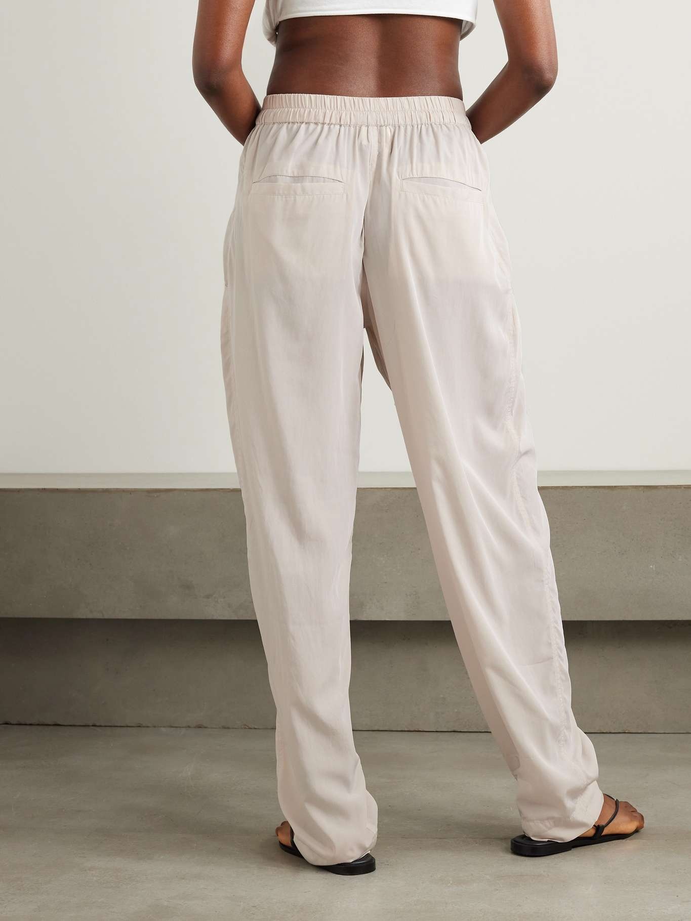 Hectorina Lyocell-blend crepe pants - 3
