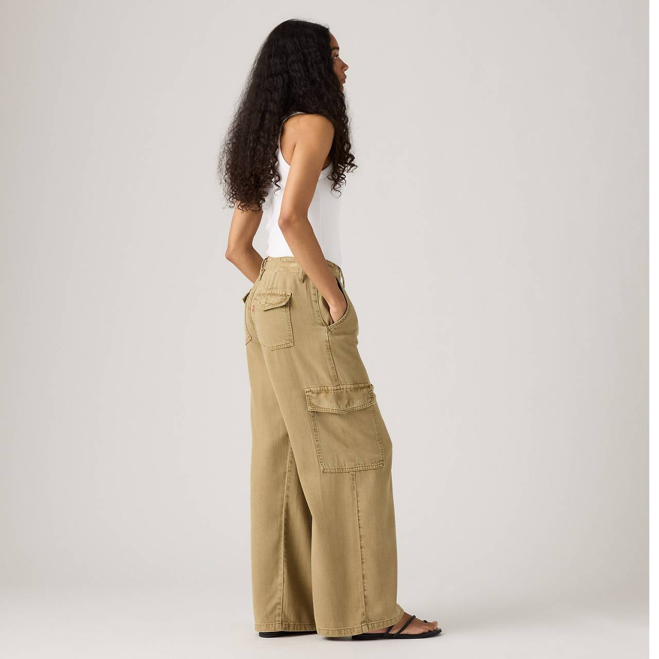 BAGGY DAD CARGO WOMEN'S PANTS - 6