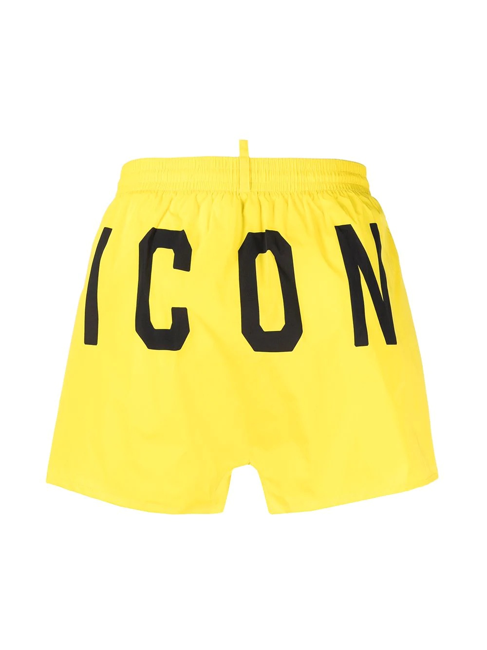 Icon elasticated-waist swim shorts - 2