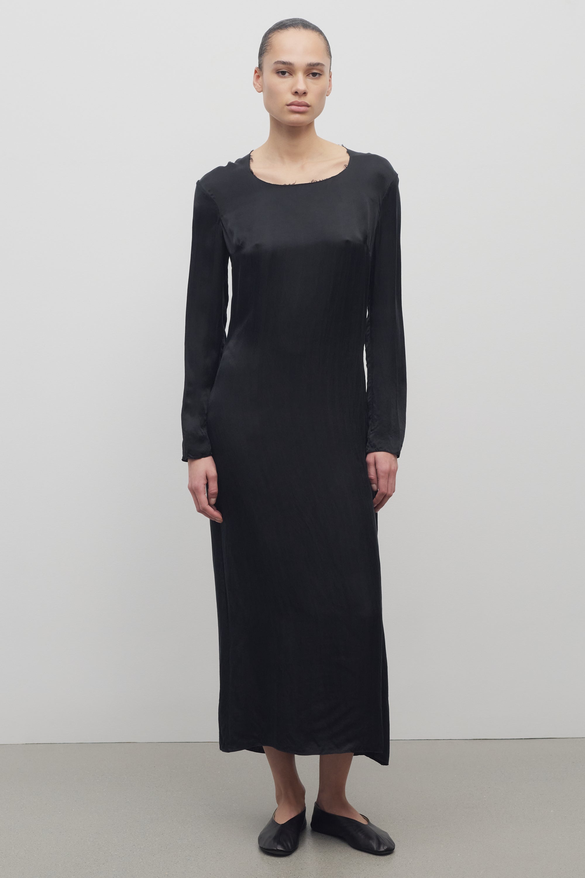 Cati Dress in Cupro - 3