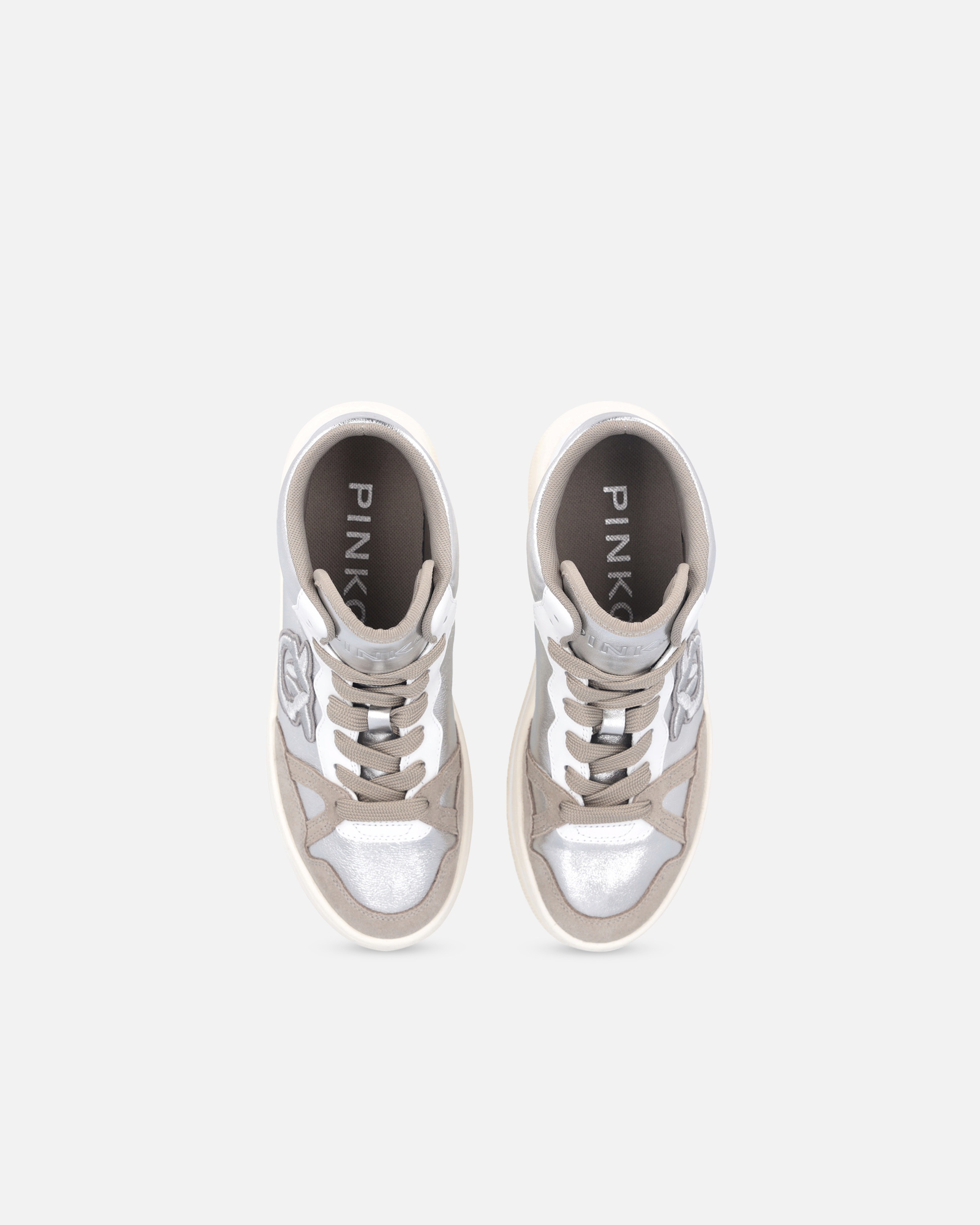 LAMINATED HIGH-TOP SNEAKERS - 8